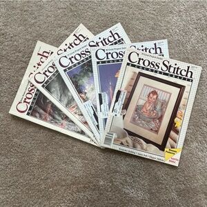 Better Homes  Gardens Cross Stitch & Country Crafts Magazines (bundle of 5)